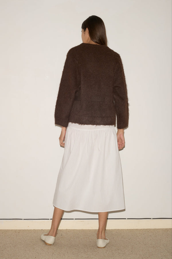 Deiji Studios Belted Cardi Brown Belted Cardi - Brown