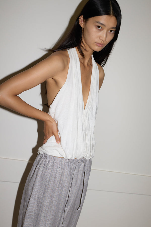 deiji studios Jersey Top White Jersey Top - White