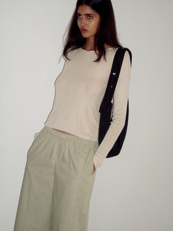Deiji Studios Knitted Top Fawn Knitted Top - Fawn