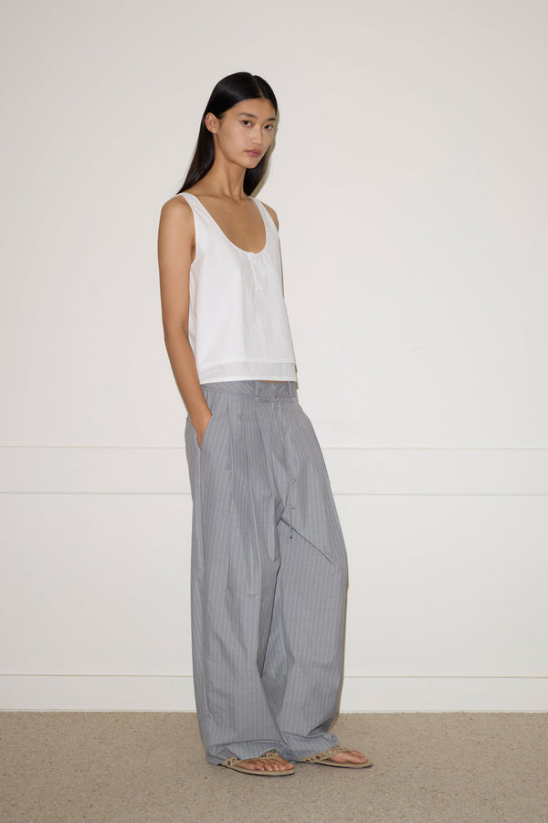 Deiji Studios Layered Top White Layered Top - White