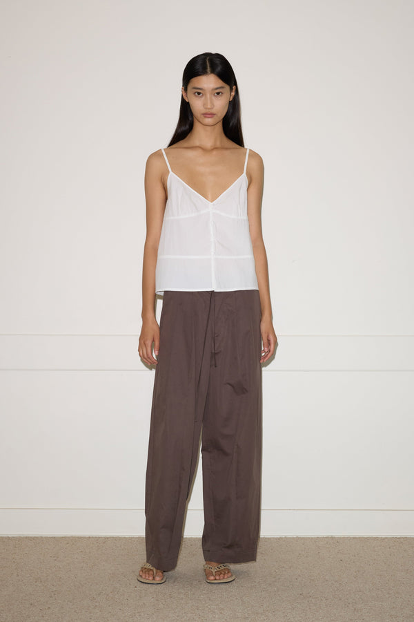 Deiji Studios Seam Top White Seam Top - White