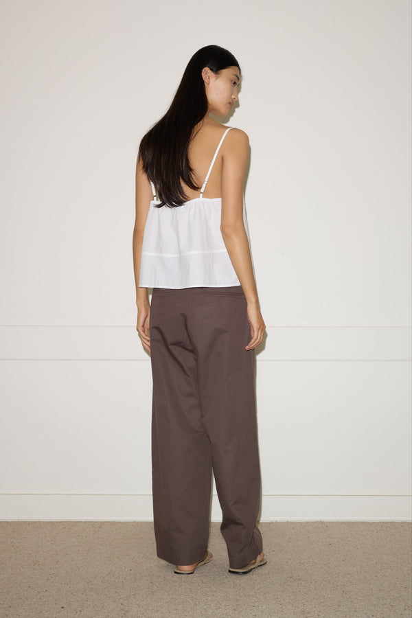 Deiji Studios Seam Top White Seam Top - White