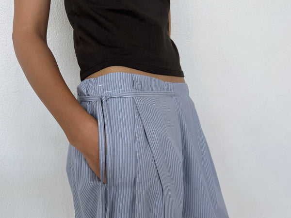 Deiji Studios Double Layer Pant Sky Stripe Double Layer Pant - Sky Stripe