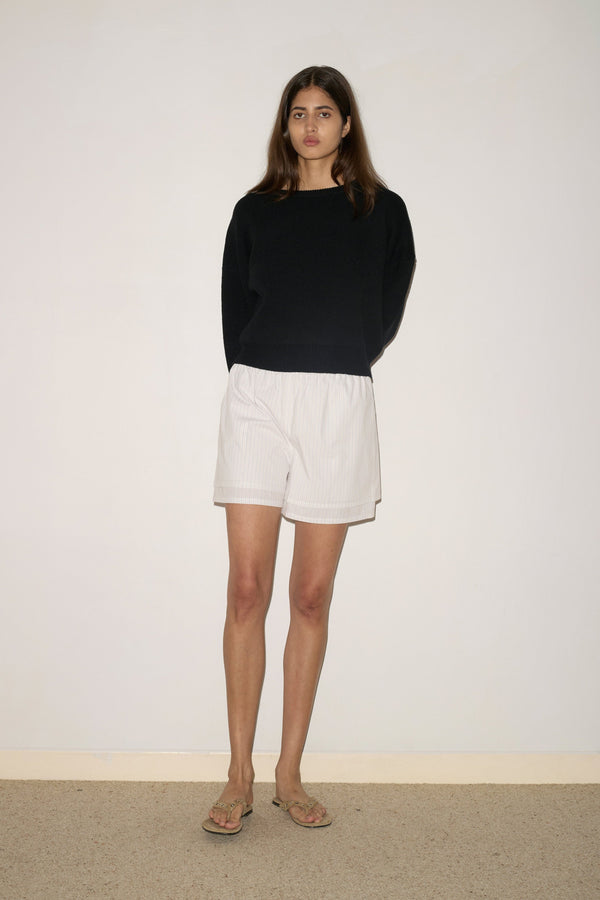 Deiji Studios Layered Short Pacific Stripe Layered Short - Pacific Stripe