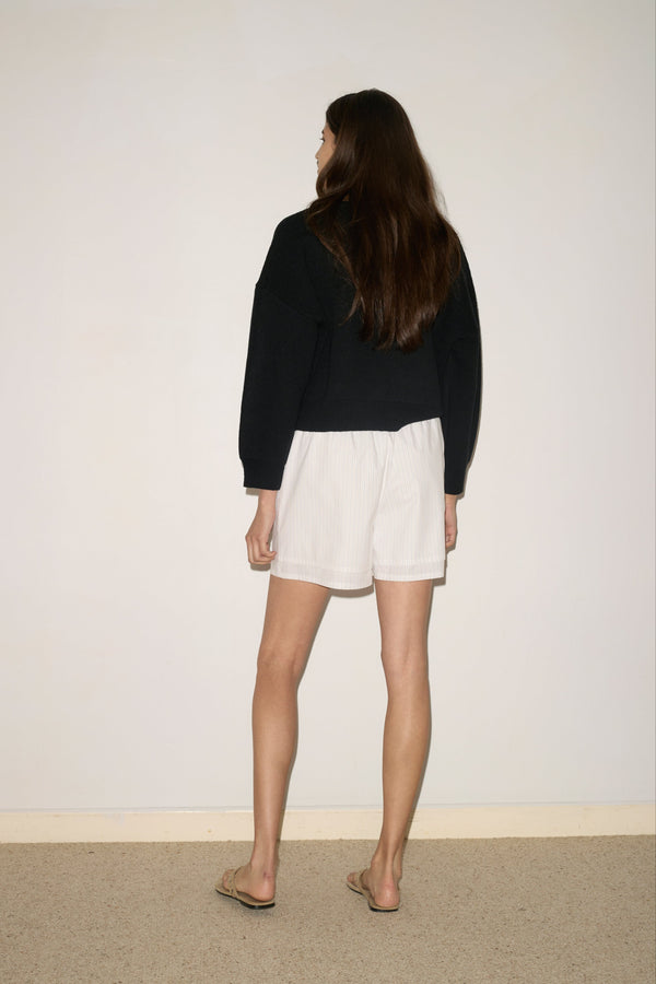 Deiji Studios Layered Short Pacific Stripe Layered Short - Pacific Stripe