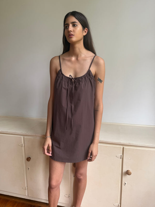 Deiji Studios Light Dress Chocolate Light Dress - Chocolate