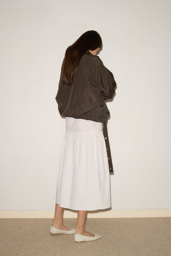 Deiji Studios Press Stud Jacket Dark Chocolate Press Stud Jacket - Dark Chocolate