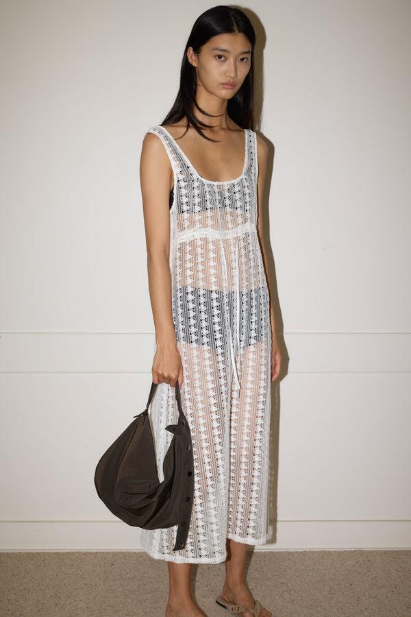 deiji studios Press Stud Saddle Bag Dark Chocolate Press Stud Saddle Bag - Dark Chocolate