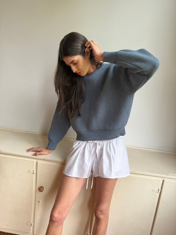 Deiji Studios Pullover Glacier Blue Pullover - Glacier Blue