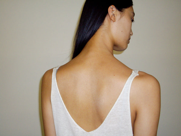Deiji Studios Rolled Knit Top Off White Rolled Knit Top - Off White