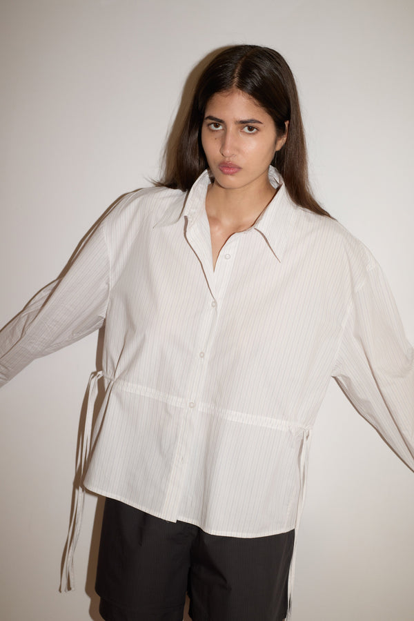 deiji studios Room Shirt Pacific Stripe Room Shirt - Pacific Stripe