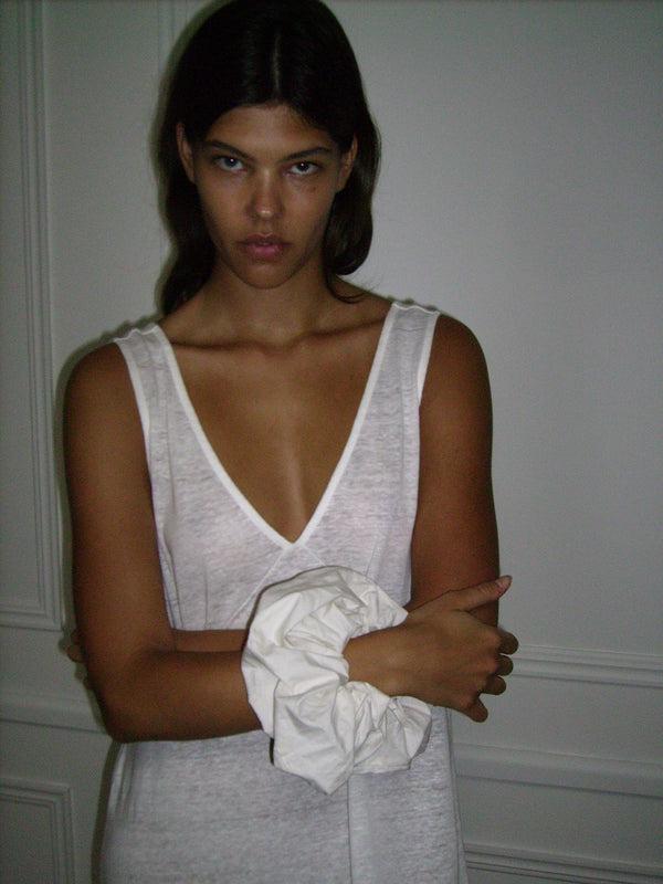 Deiji Studios Scrunchie Off White Scrunchie - Off White