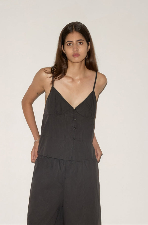 deiji studios Seam Top Black Stripe Seam Top - Black Stripe