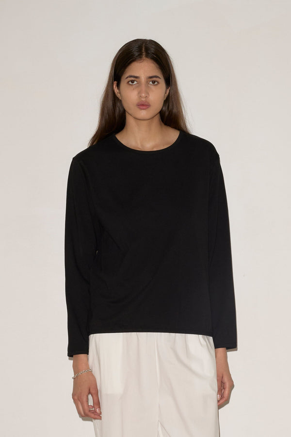 Deiji Studios Simple Long Sleeve Black Simple Long Sleeve - Black