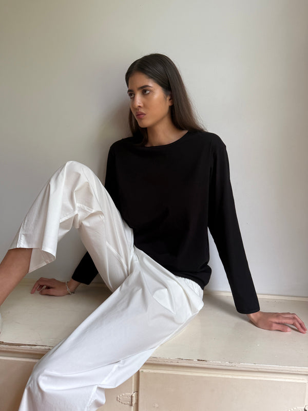Deiji Studios Simple Long Sleeve Black Simple Long Sleeve - Black