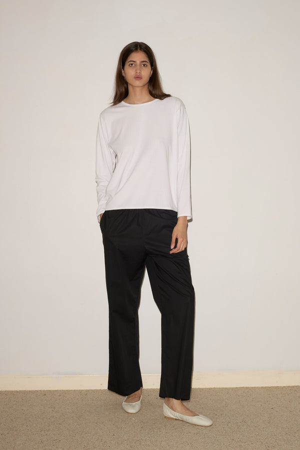 Deiji Studios Simple Long Sleeve White Simple Long Sleeve - White