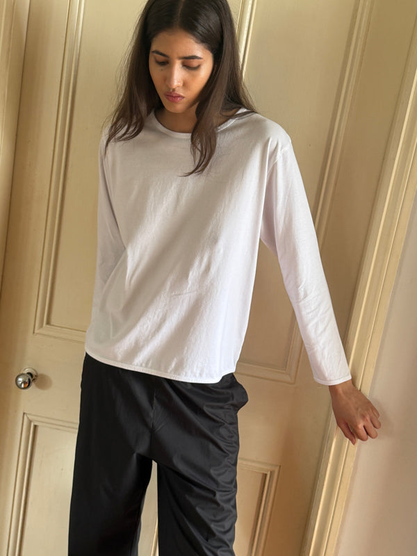 Deiji Studios Simple Long Sleeve White Simple Long Sleeve - White