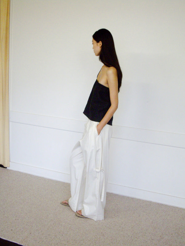 Deiji Studios Tab Pant Off White Tab Pant - Off White