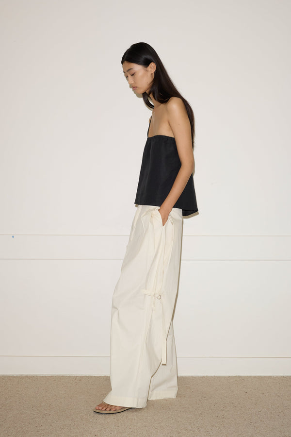 deiji studios Tab Pant Off White Tab Pant - Off White
