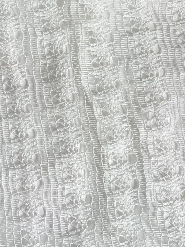 Deiji Studios Thread Button Belt Off White Thread Button Belt - Off White