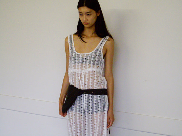 Deiji Studios Thread Dress Off White Thread Dress - Off White