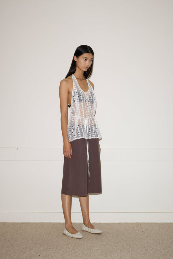 Deiji Studios Thread Wrap Top Off White Thread Wrap Top - Off White