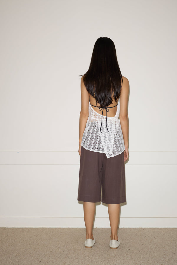 Deiji Studios Thread Wrap Top Off White Thread Wrap Top - Off White