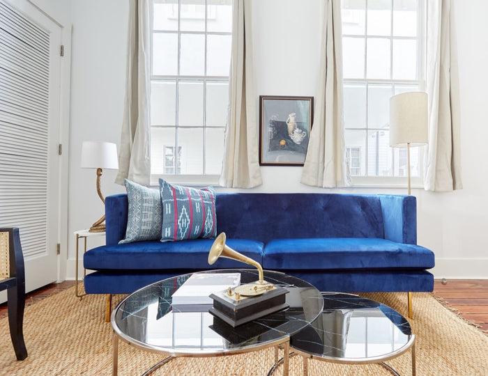 Dekowe Addis Pillow Cover In Mist Blue Peter Dunham Textiles