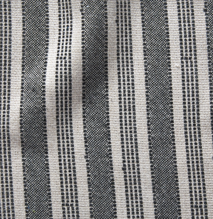 Dekowe Amida Pillow Cover In Charcoal On Natural Peter Dunham Textiles