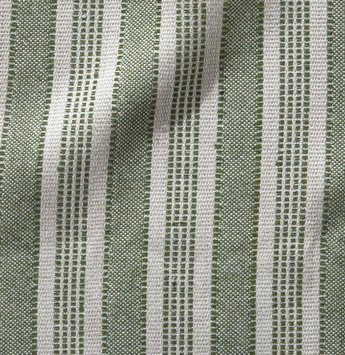 Dekowe Amida Pillow Cover In Green On Natural Peter Dunham Textiles