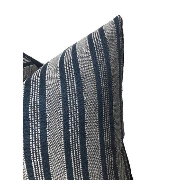 Dekowe Amida Pillow Cover In White On Indigo Peter Dunham Textiles