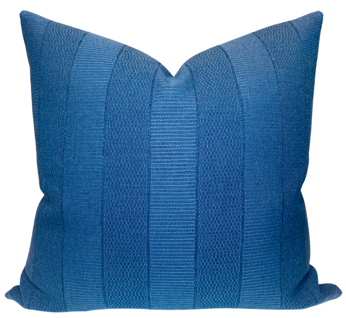dekowe Asilah Pillow Cover in Midnight Blue Peter Dunham Textiles