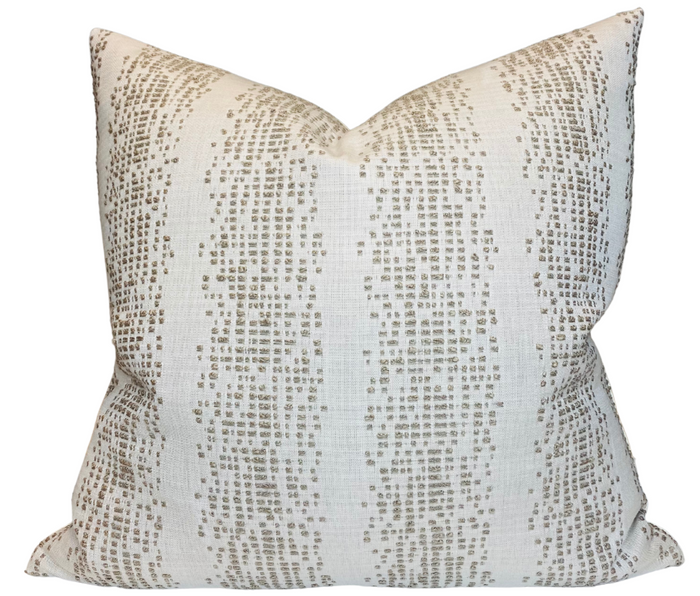 dekowe Balboa Pillow Cover in Fawn Brown Kelly Wearstler Textiles