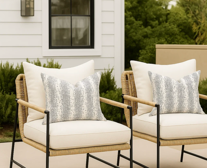 Dekowe Balboa Pillow Cover In Pewter Kelly Wearstler Textiles