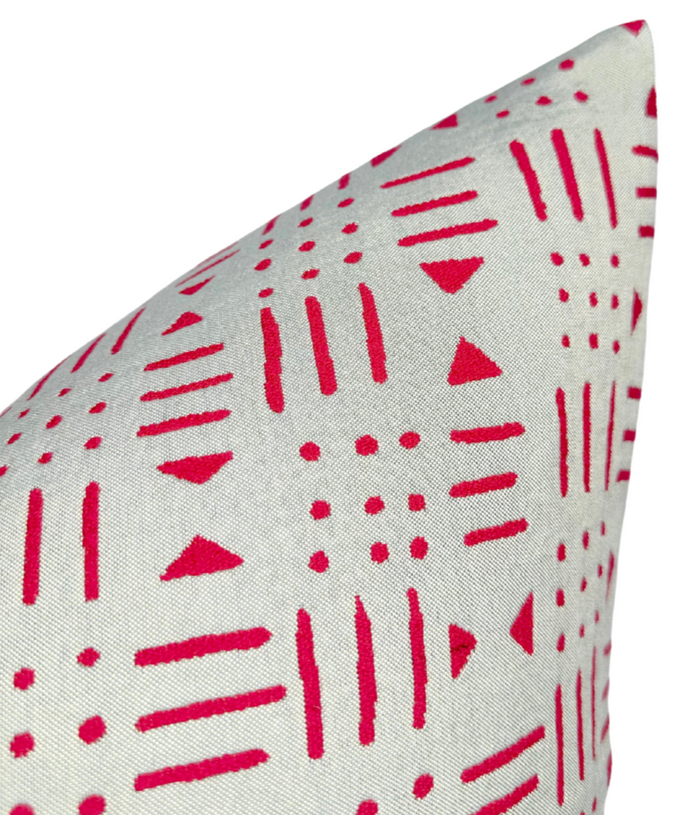Dekowe Bamako Pillow Cover In Graseille Decorative Pillows