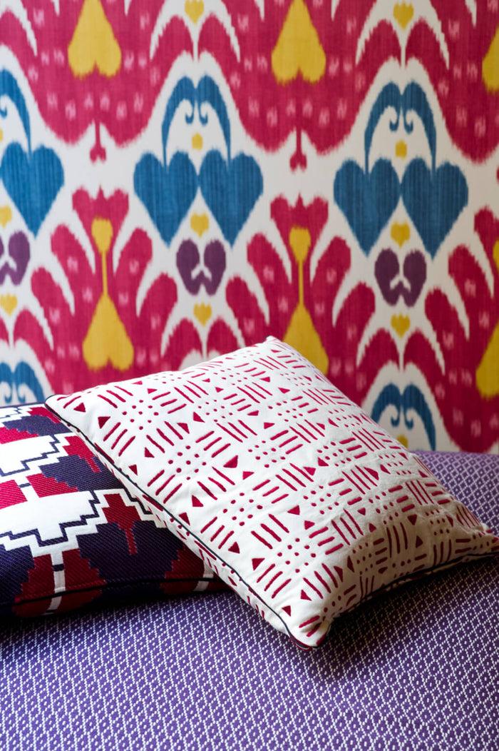 Dekowe Bamako Pillow Cover In Graseille Decorative Pillows