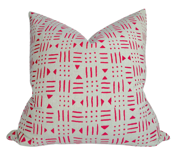 dekowe Bamako Pillow Cover in Graseille Decorative Pillows