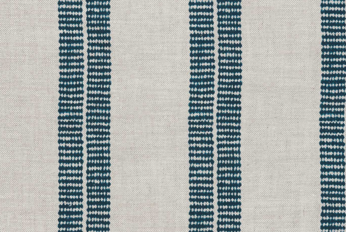 Dekowe Band Pillow Cover In Indigo McLaurin + Piercy Textiles