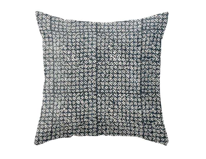 dekowe Batik Pillow Cover in Pacific Blue Walter G Textiles