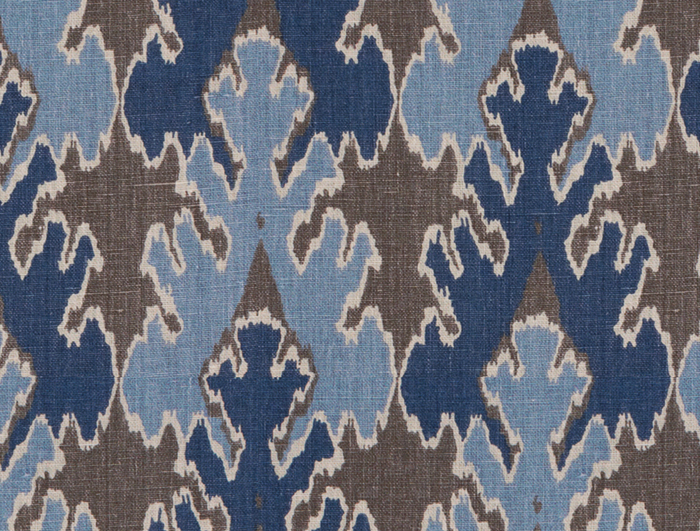 Dekowe Bengal Bazaar Pillow Cover In Grey Indigo Kelly Wearstler Textiles