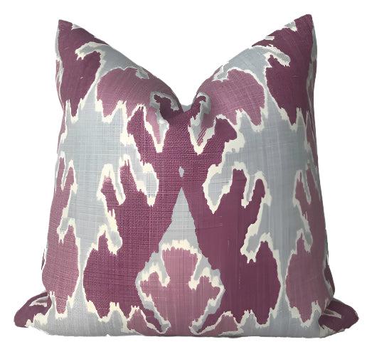 dekowe Bengal Bazaar Pillow Cover in Magenta Kelly Wearstler Textiles