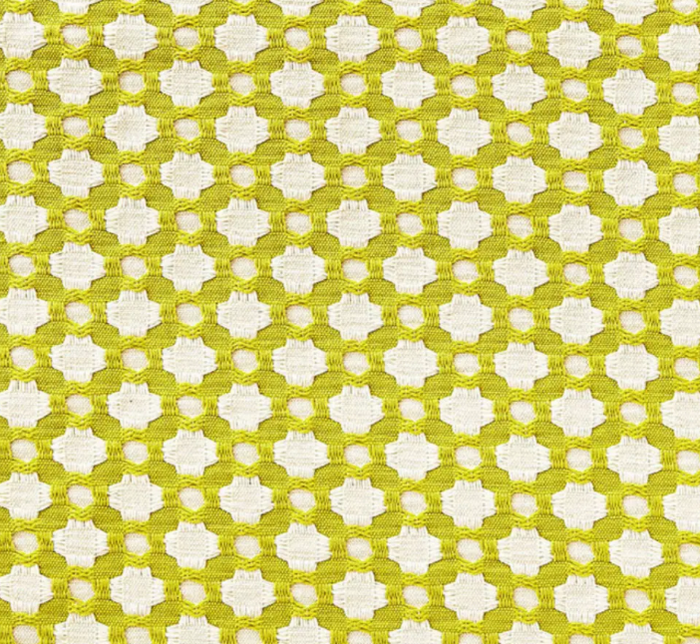 Dekowe Betwixt Pillow Cover In Chartreuse Schumacher Textiles