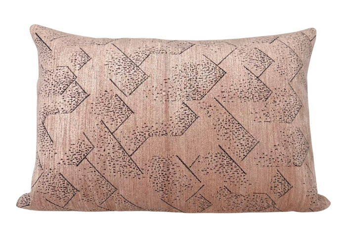 dekowe Brink Pillow Cover in Rose Pink Kelly Wearstler Textiles