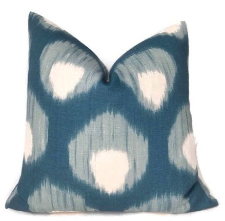 dekowe Bukhara Pillow Cover in Blue Peter Dunham Textiles