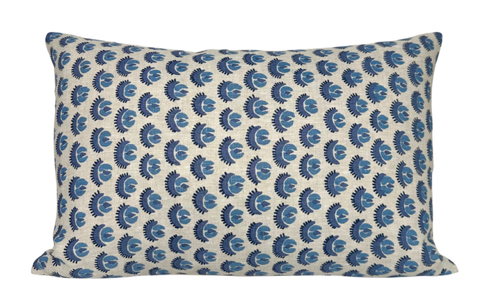 dekowe Cadiz Pillow Cover in Blue Walter G Textiles