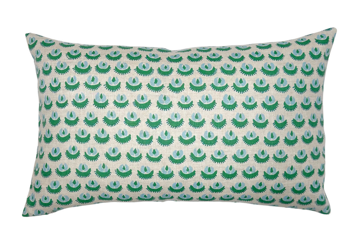 Dekowe Cadiz Pillow Cover In Green Walter G Textiles