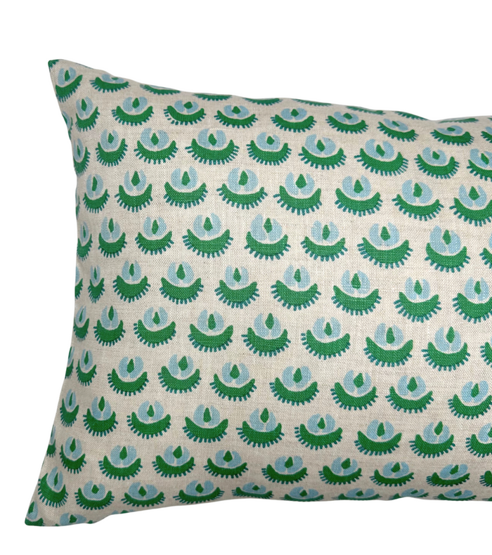 Dekowe Cadiz Pillow Cover In Green Walter G Textiles