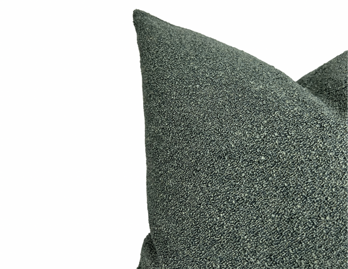 Dekowe Campi Pillow Cover In Green Designer Pillows
