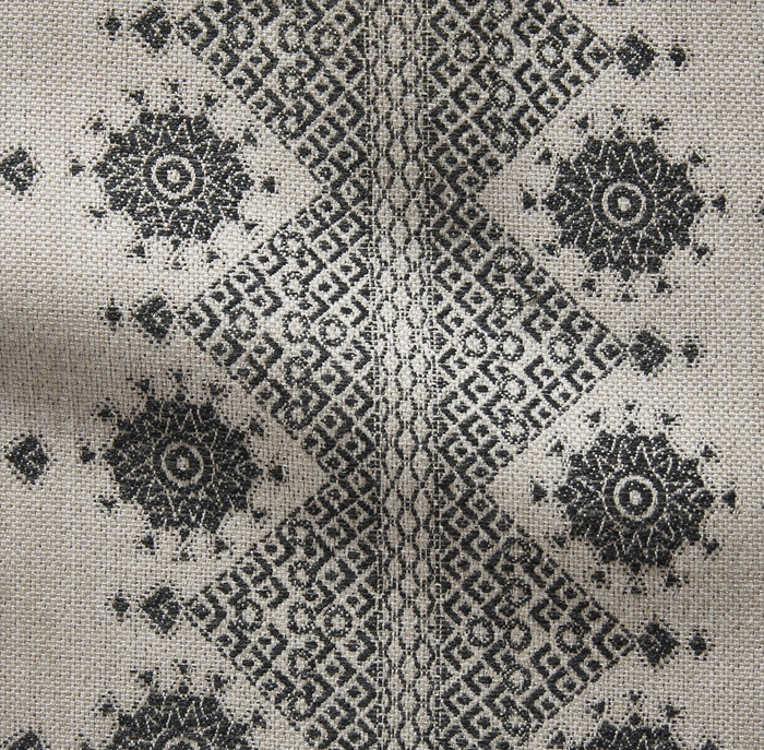 Dekowe Carmania Pillow Cover In Charcoal Indoor Outdoor Pillows Peter Dunham Textiles