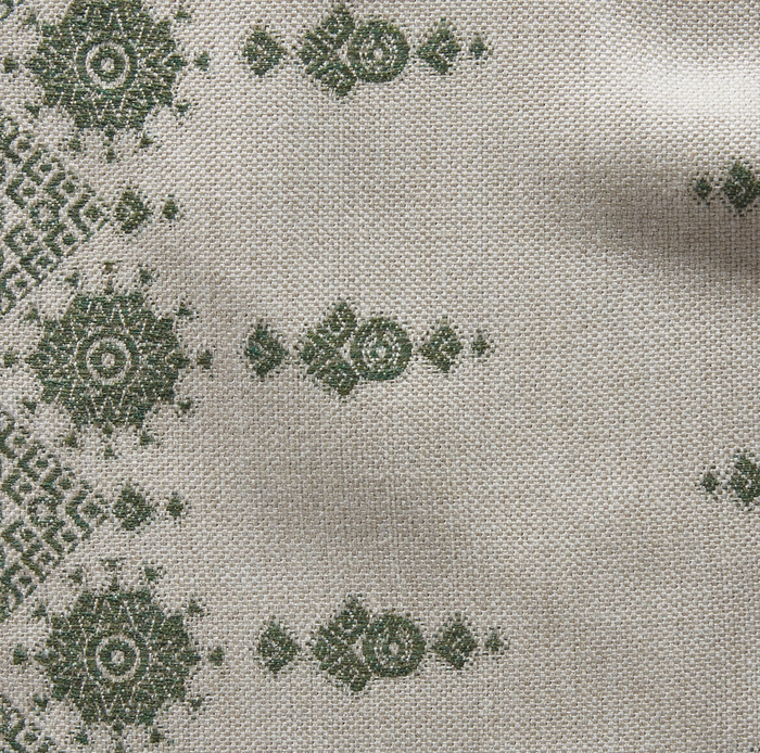 Dekowe Carmania Pillow Cover In Green Indoor Outdoor Pillows Peter Dunham Textiles